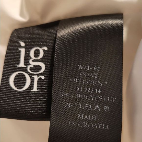 Igor Dobranic White Oversized Coat - Picture 4 of 15